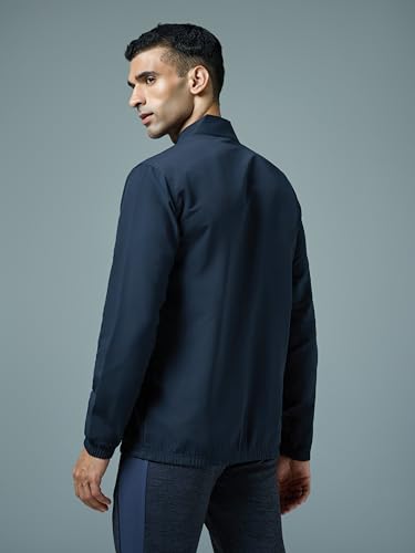 Image of TECHNOSPORT Men's Polyester Regular Lightweight Woven High Neck Sporty Jacket (PM-86)