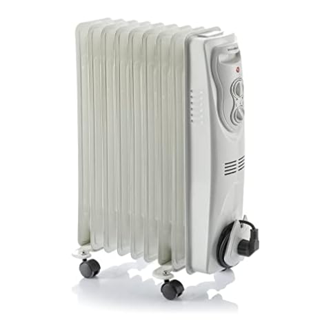 InnovaGoods® radiador eléctrico de aceite bajo consumo con termostato regulable y ruedas giratorias 360º Cover