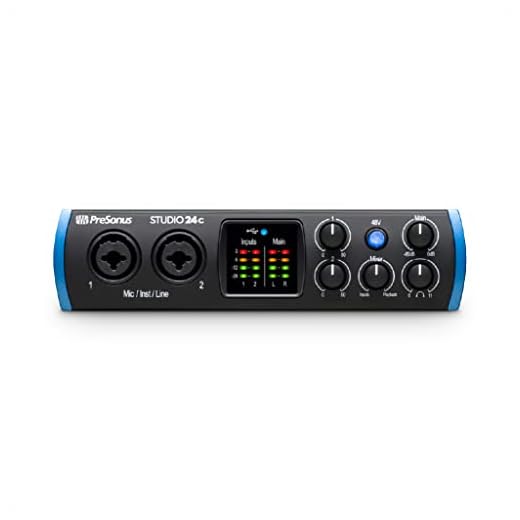 Presonus Studio 24 C - Interfaz de audio USB-C a 24-bit / 192 kHz