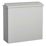 [page_title]-Max Knobloch Zaunbriefkasten Chicago lichtgrau (RAL 7035) 17 Liter