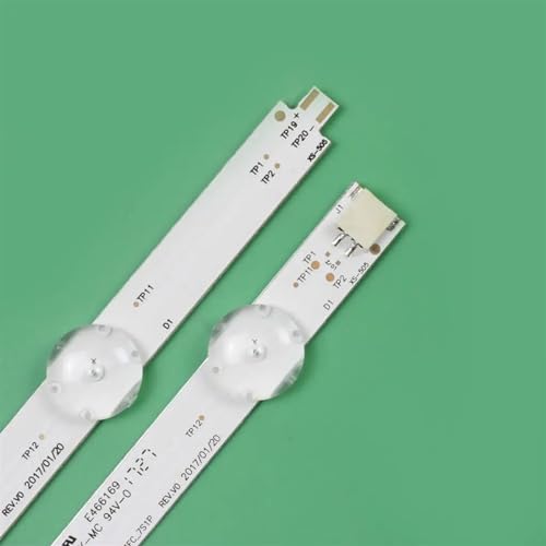 Tira de LED para televisión 43VLX7730SP luces traseras de diodos para recambio 4