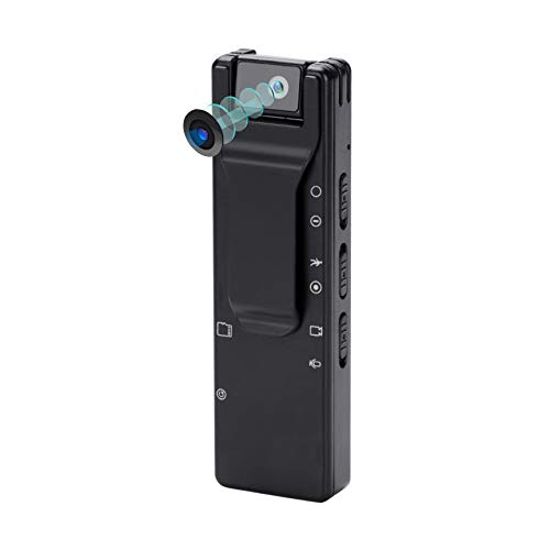 Hidden Camera Mini Camera No WiFi Needed 1080P HD Spy Camera PIR Motion Activated Low Power Stand by 90 Days Peronal Body Camera with 32GB Card for Home and Office