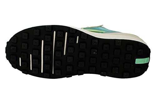 Image of Nike Women's Waffle One Gymnastics Shoes, White Aqua Lime Glow 401, 7.5 Women