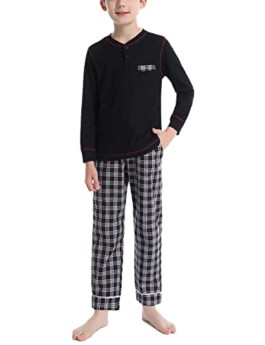 Marvmys Pagiama Bambino Inverno, Cotone Pigiama a