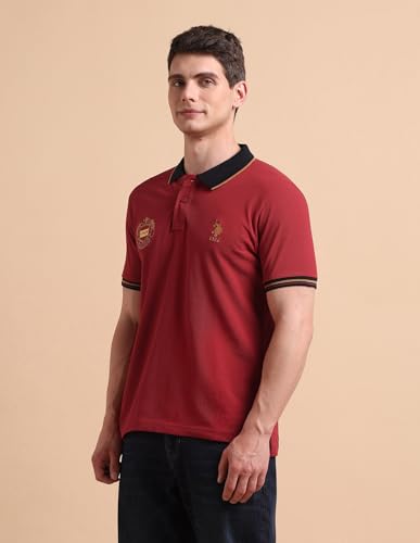 Image of U.s.Polo Association Men's Slim fit Iconic Number Polo Shirt