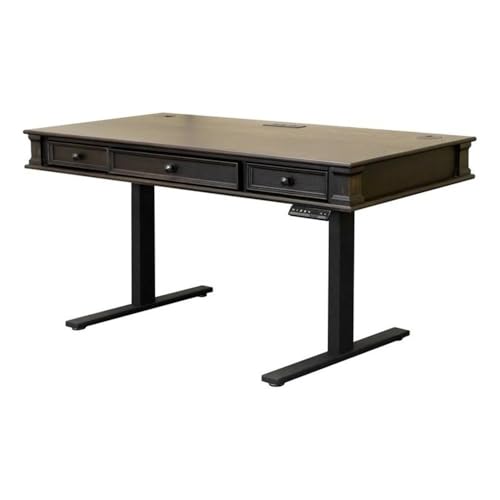 Martin-Furniture-Traditional-Wood-Electronic-SitStand-Desk-Standing-Desk-Adjustable-Desk-Dark-Brown Martin Furniture Traditional Wood Electronic SitStand Desk Standing Desk Adjustable Desk Dark Brown