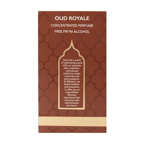 Image of Ossa Oud Royale Concentrated Perfume 6ml | Alcohol Free Roll On Attar For Men And Women | Premium Long Lasting Unisex Fragrance With Rich Woody, Musk And Floral Notes Elegant Scent Throughout Your Day
