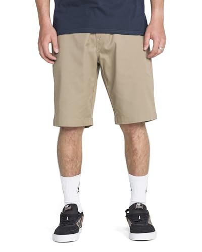 Image of Volcom Men's Vmonty Chino Shorts - 22 inch Outseam, Relaxed Fit, Durable Cotton Fabric