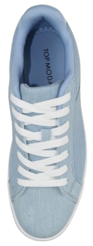 TOP Moda Shoes Women Flat Fashion Platform Sneakers Crystals Rhinestone Bling Lace Up Aerie-14