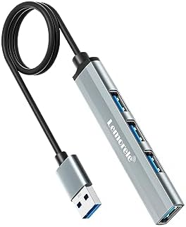 HUB USB UN 4 Porte, Splitter Hub Dati USB 2.0 Piccolo Portatile, per PC
