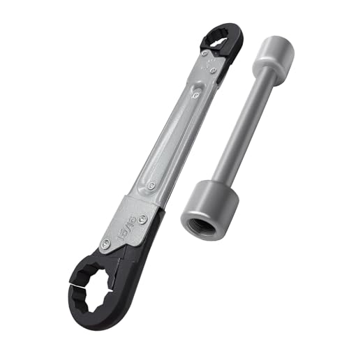 gernie Angle Stop Wrench Set Steel Plumbing Tools Utensil Ni Plated for Plumber Removal Compression Ring Installation, Pipe Wrenches, gerniewvt30reh1y