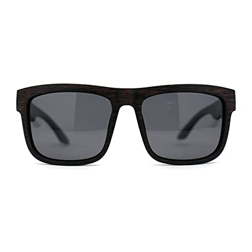 Image of SA106 Premium Kush Polarized Woodgrain Horn Rim Sunglasses