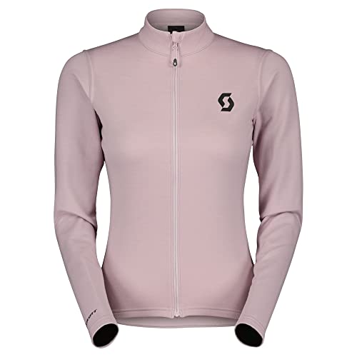 Scott Gravel Warm Merino Winter Damen Fahrrad Trikot lang rosa 2023: Größe: M (38/40)