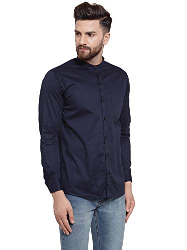 Image of Ben Martin Men's Cotton Solid Regular Fit Casual Shirt-(Bm-Chn-Sht)