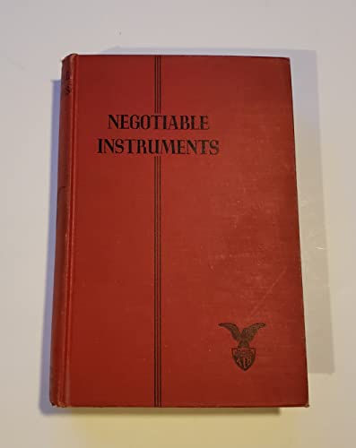 Negotiable Instruments with Case Questions B003V7OLKY Book Cover
