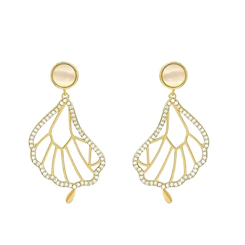 El Regalo Golden Moon, Pearl, Cat, Flower, Wings Dangle Earrings For Girls & Women- Temperament Pearl Cherry Cat Rhinestone Earring Girl Party Jewelry Gift (Wings Earrings) (B0BYT36CNY) Amazon Price History, Amazon Price Tracker