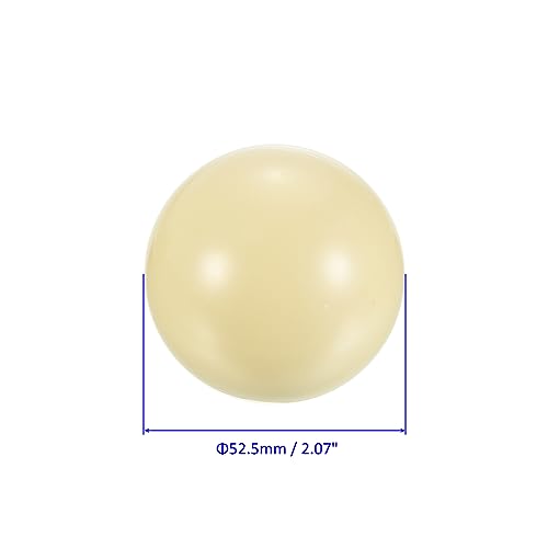 M METERXITY Snooker Cue Ball - Trumpet Training Pool Ball, Make of Resin, Apply to Billiard Room/Game Room (2-1/16 Inch 52.5mm, White) - Image 4