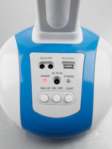 Image of Terrific Sandy Rechargeable Table Fan, 12 inch