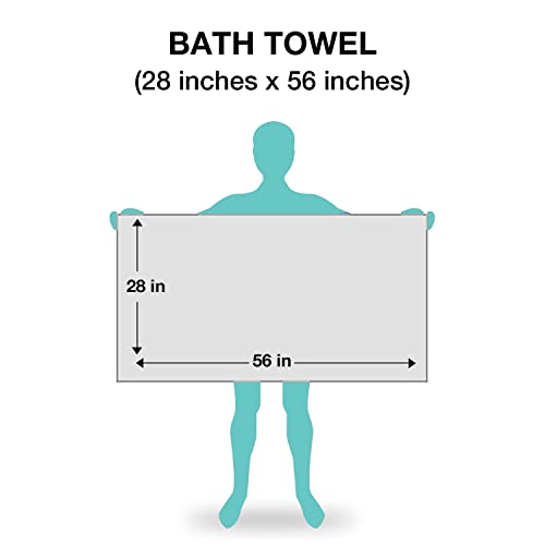 Bht Towels - 100% Cotton Towel - Set Of 2 Bath Towels - Quick Dry - Soft & Absorbent - 450 Gsm - Machine Washable (Black) #TOP5