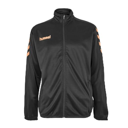 hummel Mens Core Poly Jacket Black/orange S