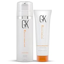 GK HAIR Global Keratin Leave in Conditioner Cream 130ml For Detangling Smoothing Strengthening Moisturizing & Frizz Control-ThermalStyleHer - 100ml/3.4oz