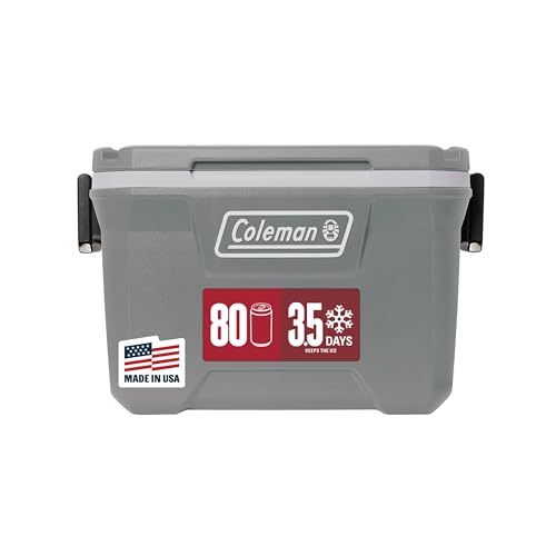 Coleman Classic Series Insulated Portable Cooler, Leak-Resistant Outdoor Hard Cooler Keeps Ice up to...