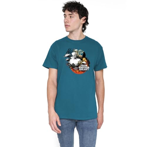 T-shirt Twilight Zone mixte ardoise coton vêtement imprimé espace