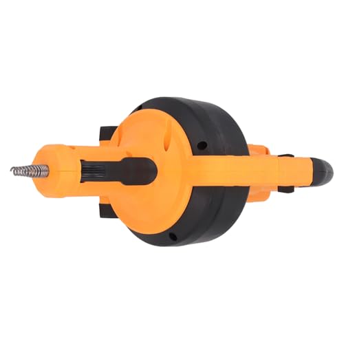 Focket Cordless Electric Drain Auger, Auto Feed Plumbing Snake Drain Tool, Power Hair Removal for Sewer Bathroom 3/4in-2in Pipe (Yellow) - Image 7
