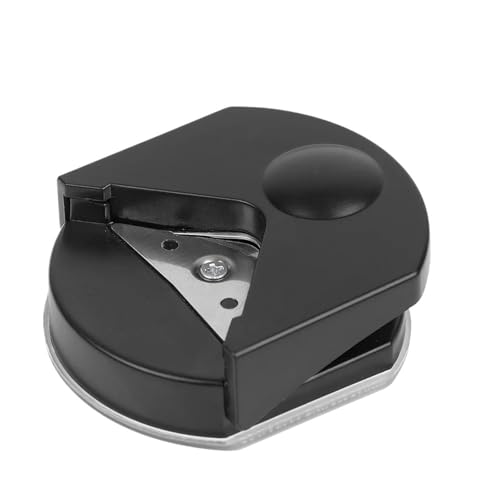 Maquinas encuadernadoras R4 R4 Corner Papel Rimmer Cutter para tarjetas Corte de fotos Craft Diy Encuadernadora(Black)