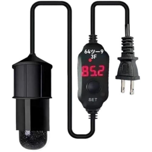 Dearolling 小型水槽用ヒーター 10ガロン未満対応 USB電源 DC 5V/2A 外部温度コントローラー付 設置簡単USBマイクロタンクベタ魚タンクデジタルディスプレイクォーツヒーターロッドミニ水族館水槽ヒーターデジタル発熱体温度コントローラー2