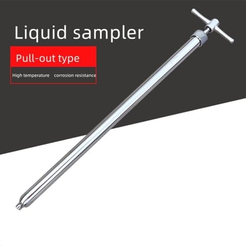 Échantillonneur de Liquide, en Acier Inoxydable 304, extractible pour écoles, laboratoires, instituts de Recherche Scientifique et échantillonnage de liquides industriels (0,5 m (1,6 pi))