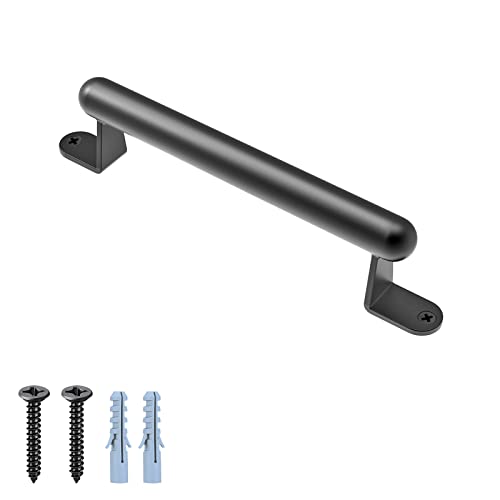 BeneLabel Barres d'appui, 18cm Main Courante d'escalier Poignée Métallique pour Personnes âgées/Handicapés Ferrures Murales pour l'intérieur&l'extérieur/Cadre...