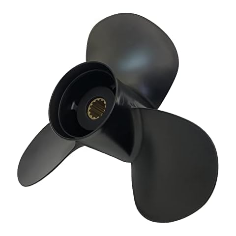 COPKINGO Boat Propeller for Tohatsu Outboard 35HP 40HP 50HP 35B MFS40 MFS50 13 Spline Tooth 11.6x11 /Outboard Propeller for Tohatsu Engine 3T5B645230 Cover