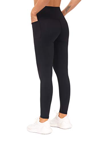 THE GYM PEOPLE Tummy Control Workout Leggings with Pockets High Waist Athletic Yoga Pants for Women Running, Fitness