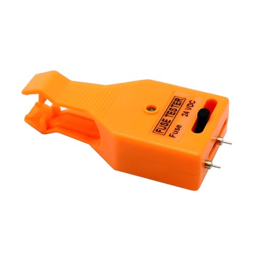 TNAIYH DC 24V Car ATO/ATC Blade and Glass Tube Fuse Tester Puller Multifunctional Vehicle Blade Fuse Checker with LED Indicator Light Auto Removal Tool Fit for Small Medium Large Fuses