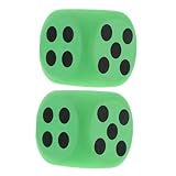 POPETPOP 2piezas Dados De Colores Eva Gigantes Dados De Espuma Grandes Para...