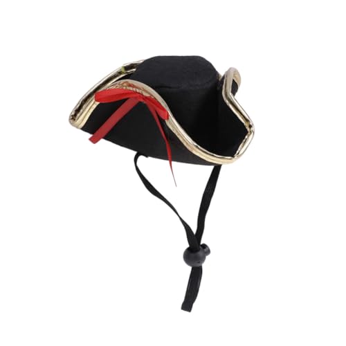 Chapeau pirate pour animaux costume réglable polyester pour chiens chats