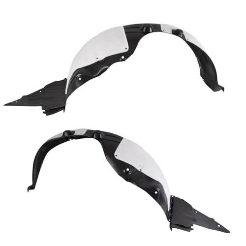 Image of TRQ Front Inner Fender Liner Set Compatible with 2014-2015 Kia Optima KI1248132 KI1249132