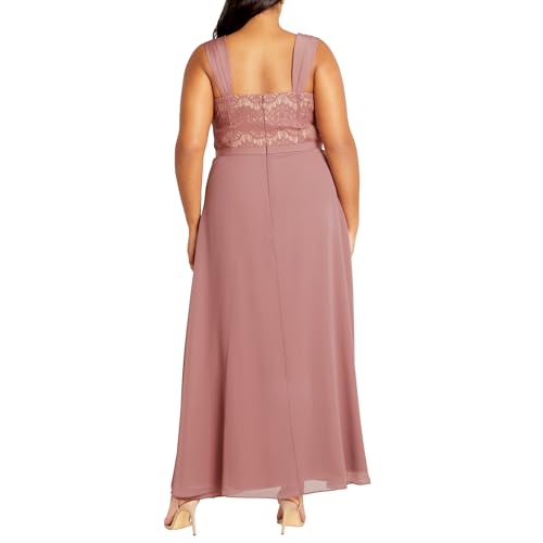 Image of City Chic Women's Plus Size Maxi Cocktail Dress - Sweet Evie