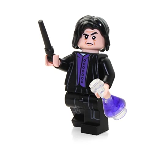 LEGO 2018 Harry Potter Minifigure - Severus Snape (with Black Wand and Display Stand) 75956