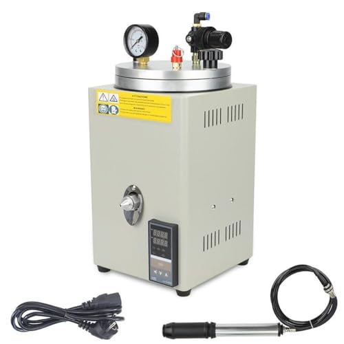 La mejor comparación de Máquinas de fundición más recomendados. 46 ZDJZMGZ Máquina de fundición de Cera para joyería, máquina para fabricar moldes de Cera, inyector de Cera al vacío para joyería, Herramienta para la fabricación de Equipos...