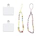 2PCS Charm per Telefono con Cordino, Seminer Charm Occhi di Elfo Cordino per Telefono Cinturino da Polso Charm Portachiavi con Cordino Anti-perso con 2 Cuscinetti Durevoli per Donne Ragazze