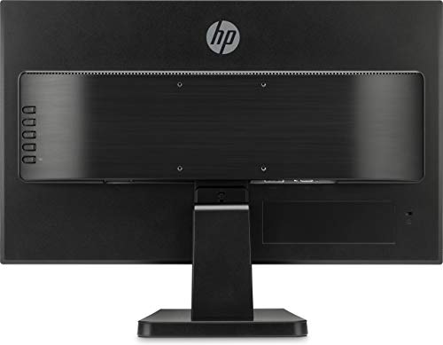 HP 24w Monitor, Schermo 24 Pollici IPS Full HD, Risoluzione 1920 x 1080, Micro-Edge, Antiriflesso, Tempo di Risposta 5 ms, Comandi sullo Schermo, HDMI e VGA, Reclinabile, Nero
