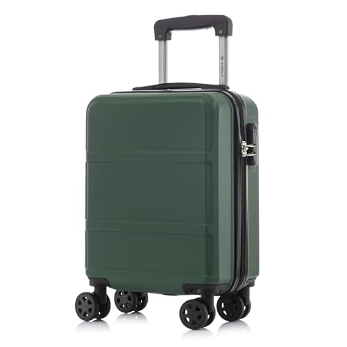 yonsly Koffer Suitcase, Trolley Reisekoffer, Rollkoffer Handgepäck mit 4 Rollen 360°, ABS Hartschalen, Sicherheitsschloss, Weicher Gummigriff, 210D-Futter
