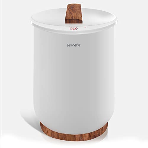 SereneLife Luxury Warmer Bucket Style-White Large Portable Spa Blanket Heater for Bathroom, Auto Shut Off, Fits Up to Two Oversized Towels, Bathrobe, Throw Pillow, PJ, Clothes SereneLife Luxury Warmer Bucket Style-White Large Portable Spa Blanket Heater for Bathroom, Auto Shut Off, Fits Up to Two Oversized Towels, Bathrobe, Throw Pillow, PJ, Clothes