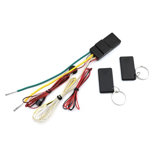 Pesfehhy Dispositivo Antirrobo con Cerradura Secreta Inteligente AutomáTica Universal de 12V, Inmovilizador de Coche RFID de 2,4 GHz, Bloqueo del Motor Inteligente