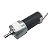 JEEFUSE 37GB31Y 12V 24V DC Gear Motor Permanent Magnet Tubular Electric Motor Reducer Reverse High Torque Engine Motor (Speed(RPM) : 24v 90rpm, Voltage(V) : Package B)