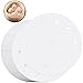 HQdeal 200Pcs Jetable Papier à Vapeur, Papier de Bambou perforé , Papier de Cuisson Rondes, Papier Parchemin Antiadhésif, Papier sulfurisé pour Friteuse à Air, Cuisson,Blanc (6 Pouces)