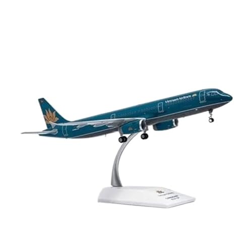 Modelo de avión clásico A321 Vietnam VN-A344 escala 1:200, el regalo ideal para pilotos