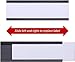 200 Pieces Magnetic Label Holders with Magnets Magnetic Data Card Holders with Clear Plastic Protectors for Metal Shelf, Whiteboard (1 x 3 Inch)